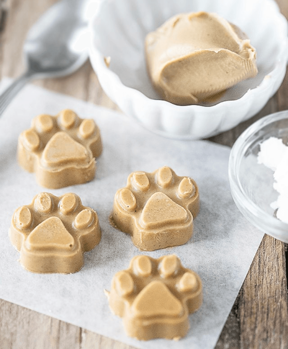 peanut butter coconut oil dog treats